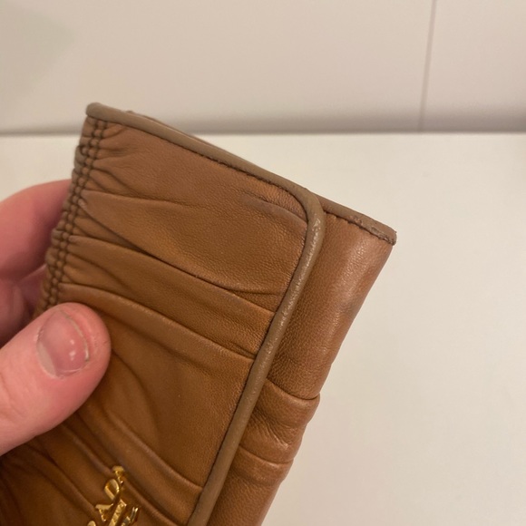 SOLD Brown Leather Prada Wallet - Picture 12 of 14